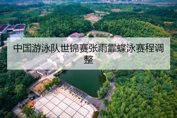 中国游泳队世锦赛张雨霏蝶泳赛程调整